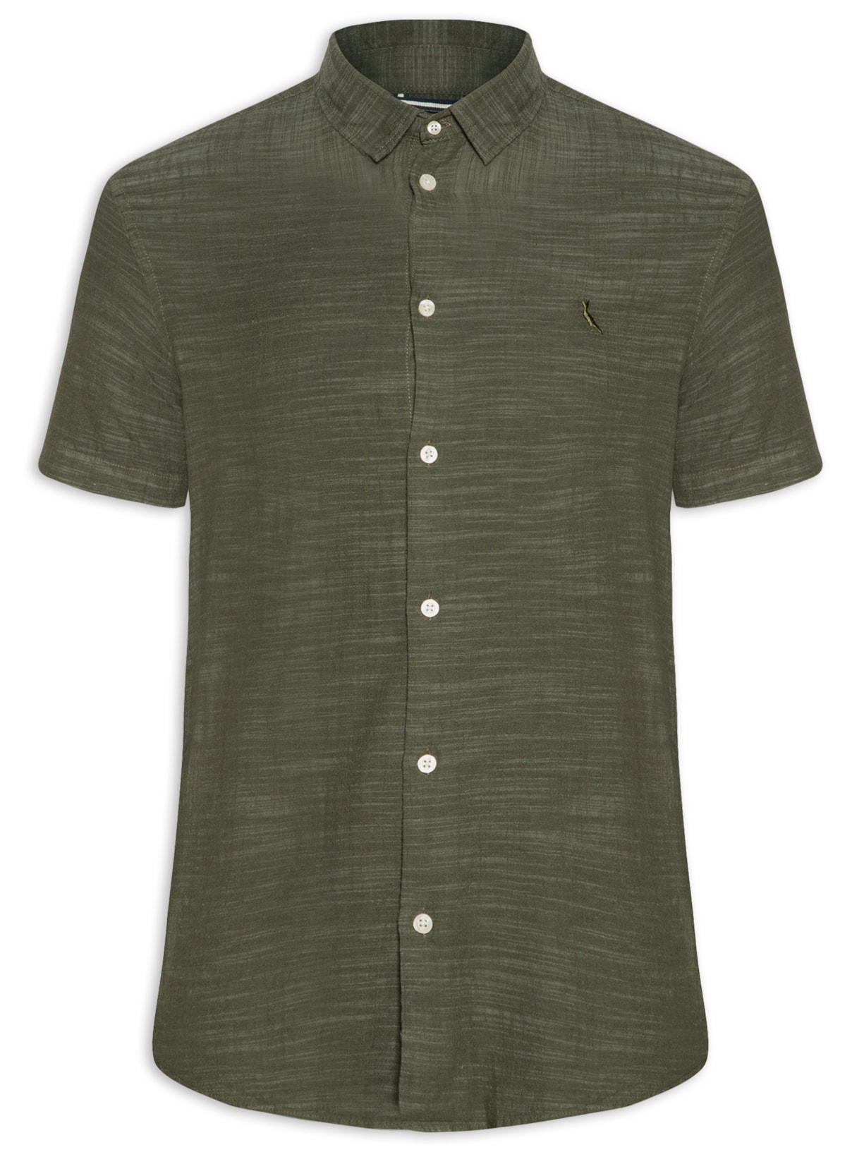 Camisa Masculina Flamê Leve - Verde