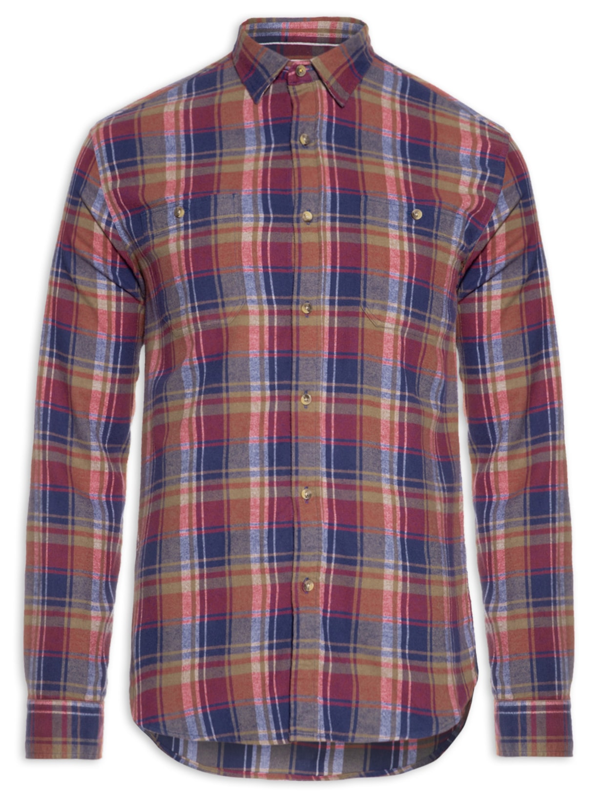 Camisa Masculina Flanela Vancouver - Vermelho