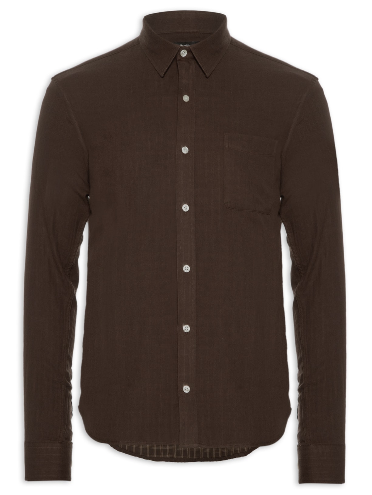 Camisa Masculina Floresta Alaska - Marrom