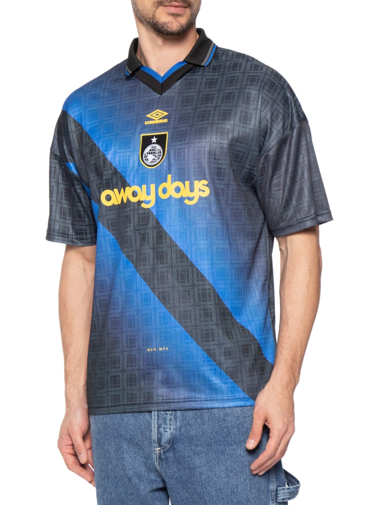 Camisa Masculina Football Jersey – Preto Umbro