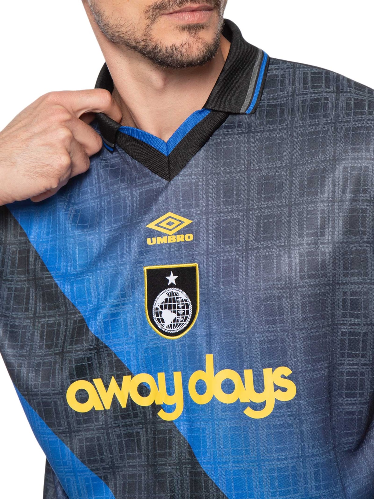 Camisa Masculina Football Jersey – Preto Umbro