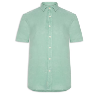 Camisa Masculina Formentera 100% Linho - Verde