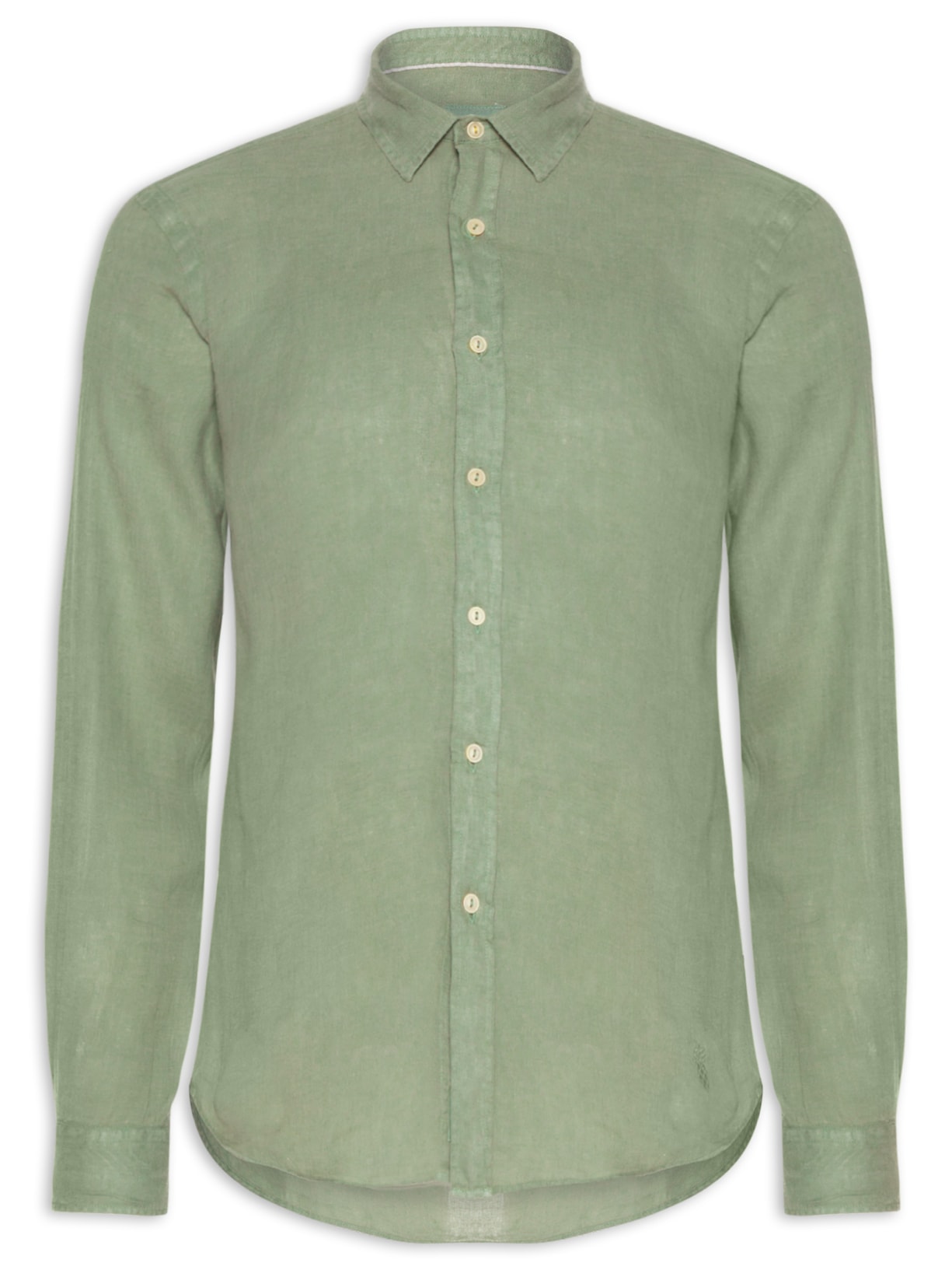 Camisa Masculina Formentera em Linho - Verde