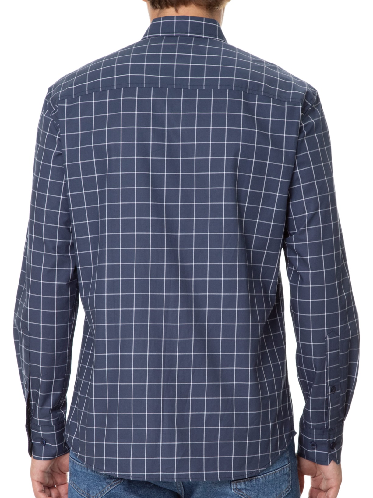 Camisa Masculina Fun David Plan Bill Azul Spirito Santo