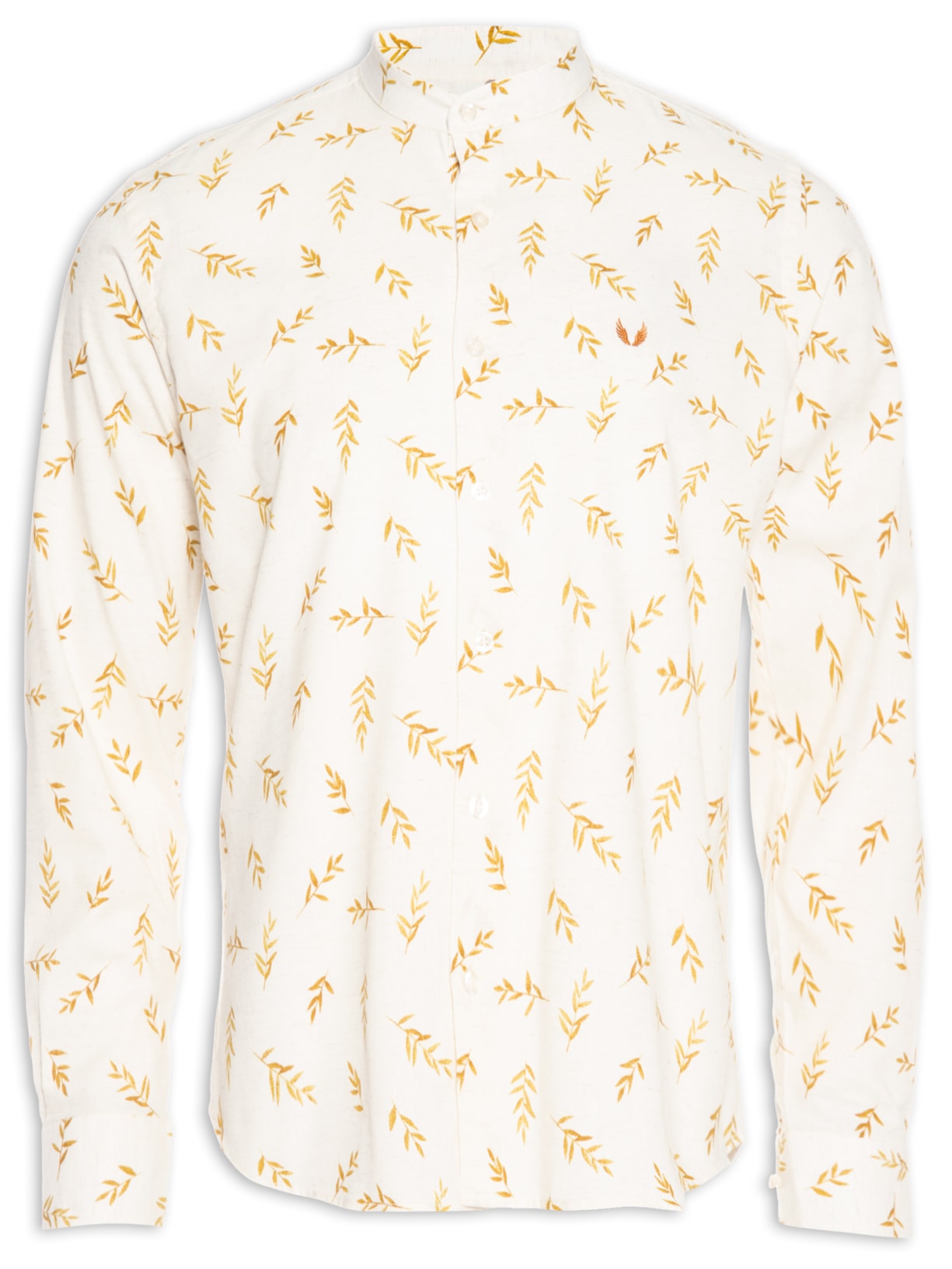 Camisa Masculina Fun Gola Padre - Branco