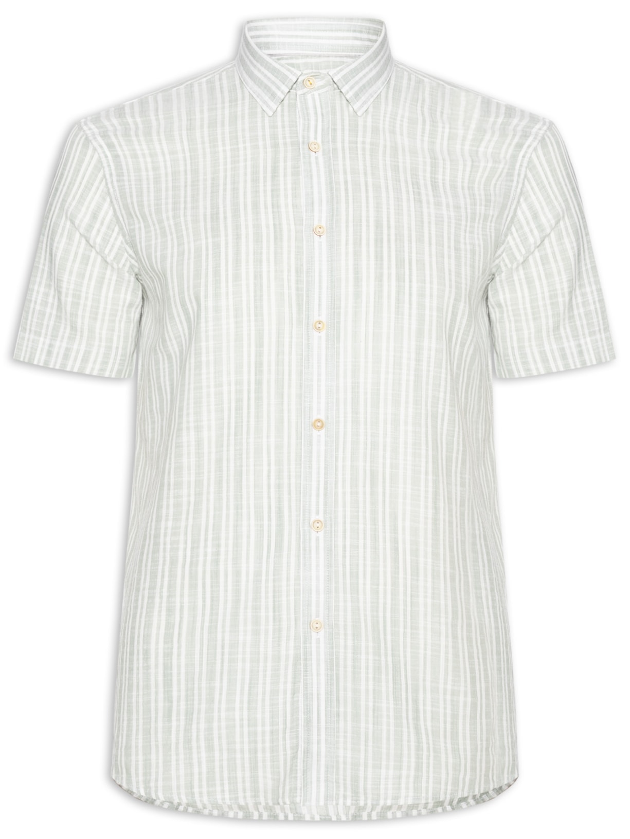 Camisa Masculina Hamê Listrada - Verde