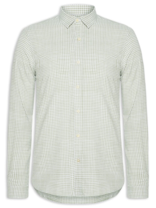 Camisa Masculina Hamê Vichy - Verde