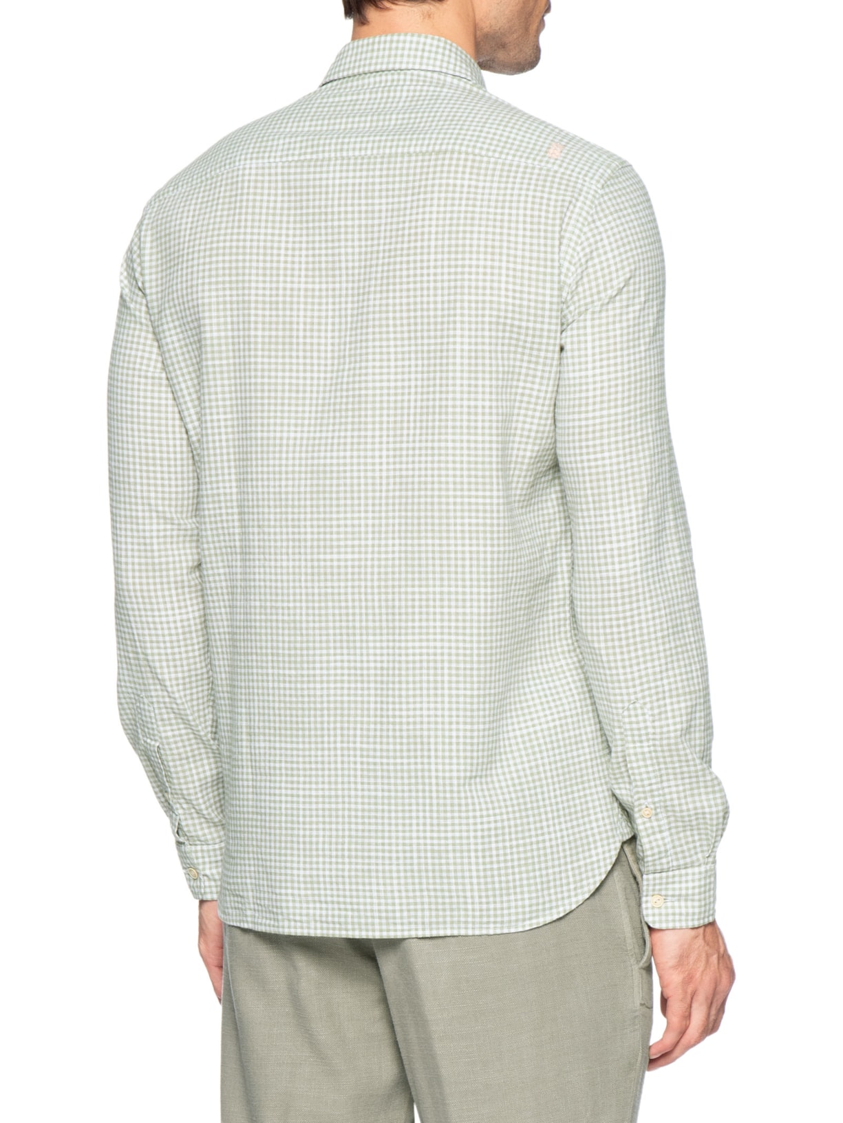 Camisa Masculina Hamê Vichy Verde Pineapple