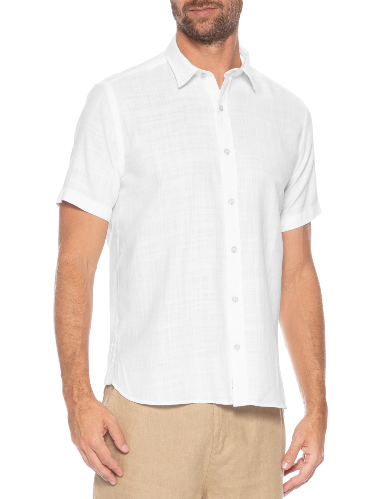 Camisa Masculina Havana Branco Pineapple