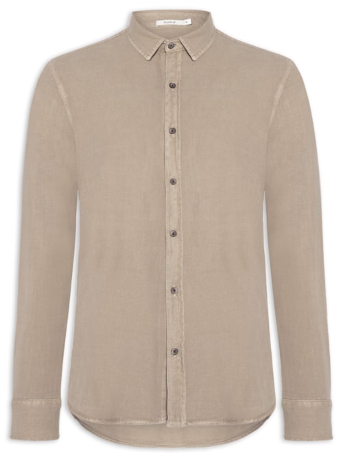 Camisa Masculina Havana II Manga Longa - Bege