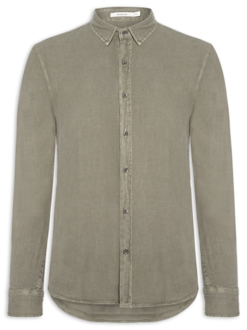 Camisa Masculina Havana II Manga Longa - Verde