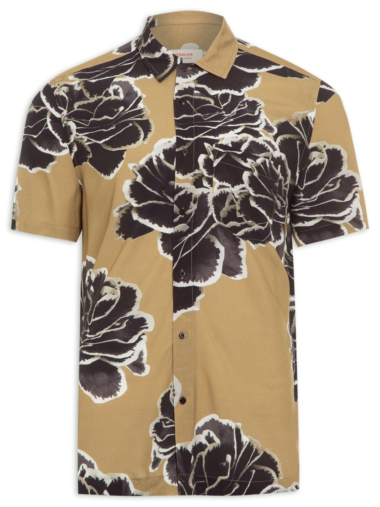 Camisa Masculina Ink Rose - Verde