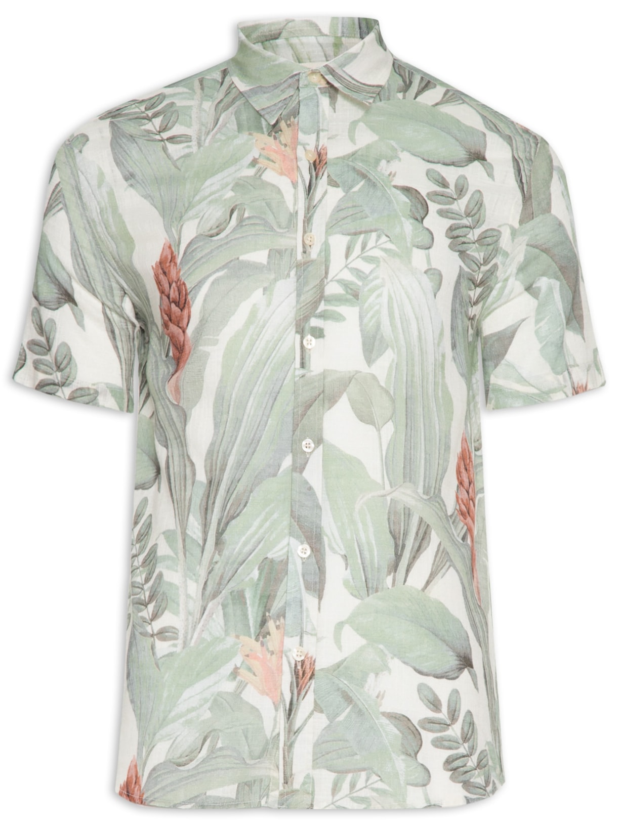 Camisa Masculina Jardim Botânico - Off White