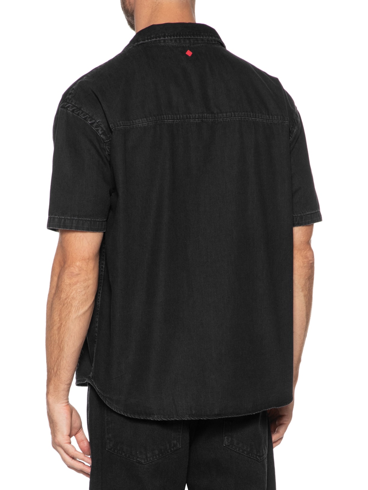 Camisa Masculina Jeans Preto Forum