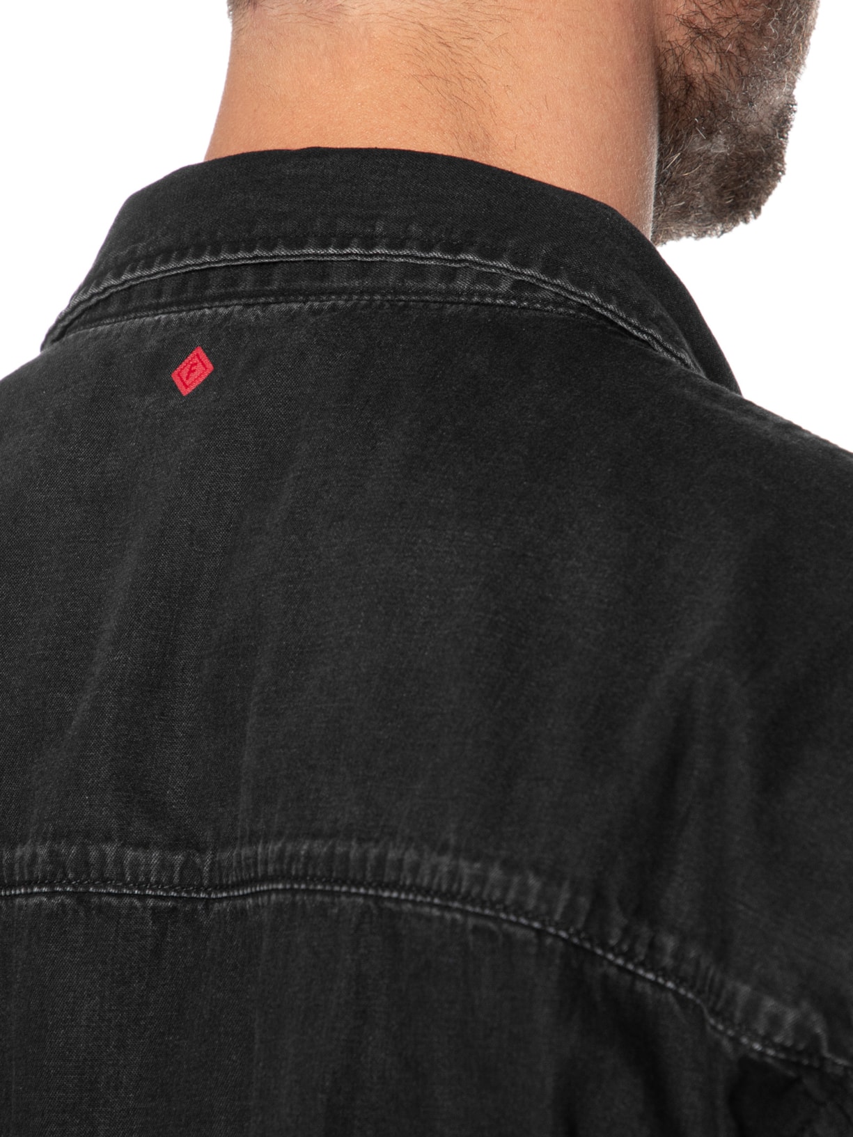 Camisa Masculina Jeans Preto Forum