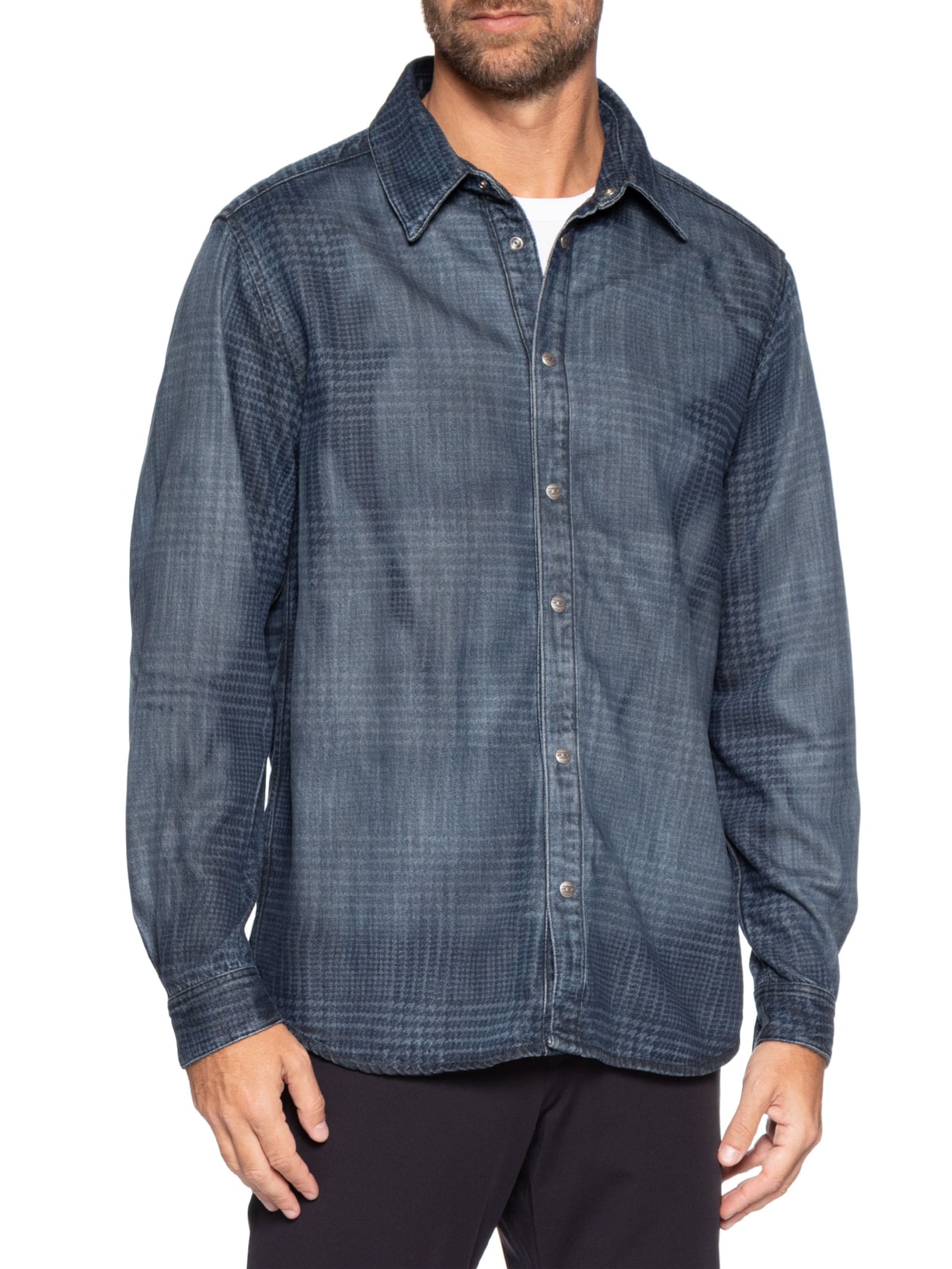 Camisa Masculina Jeans Simply-S13 Azul Diesel