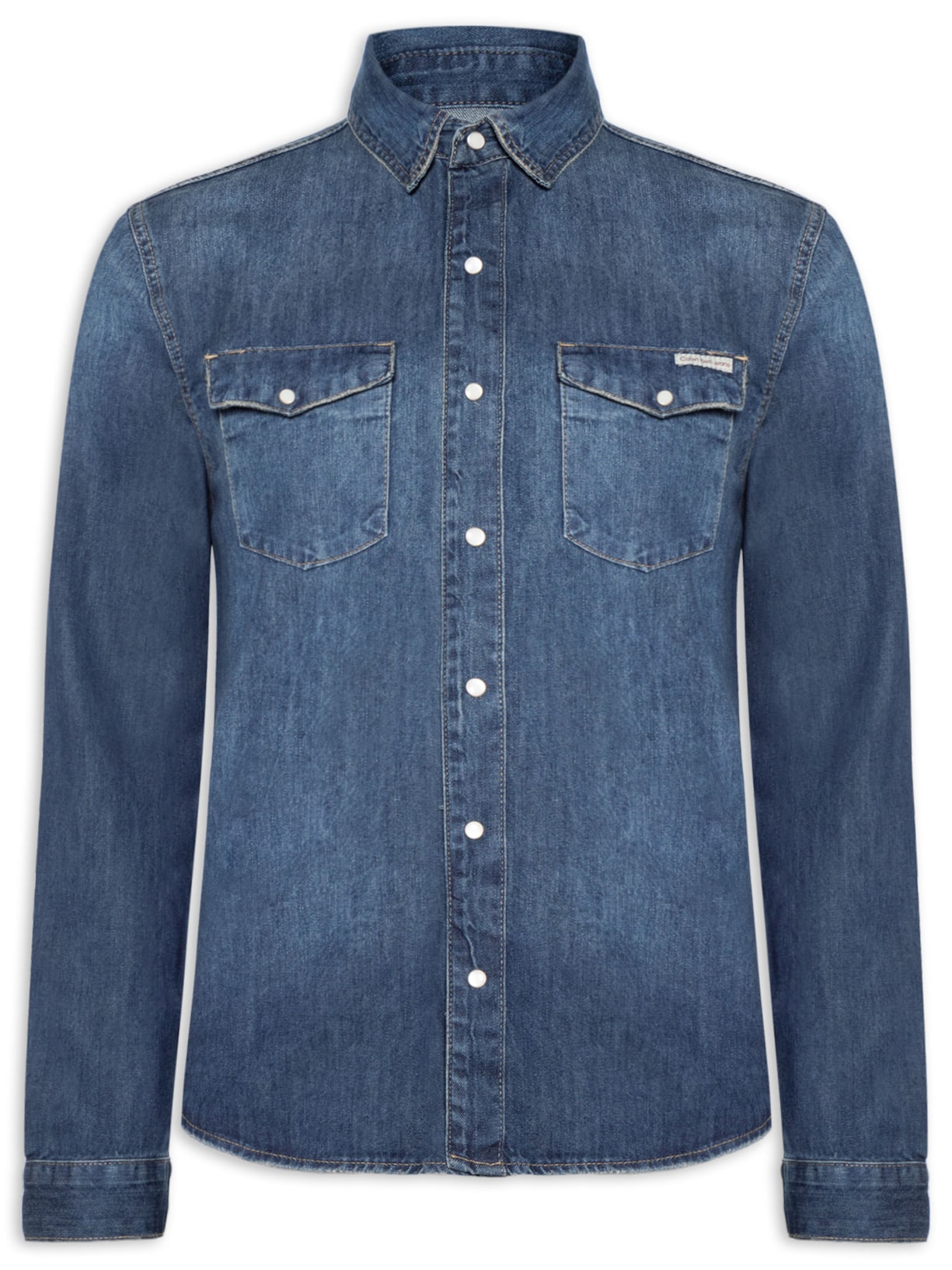 Camisa Masculina Jeans – Azul Calvin Klein Jeans