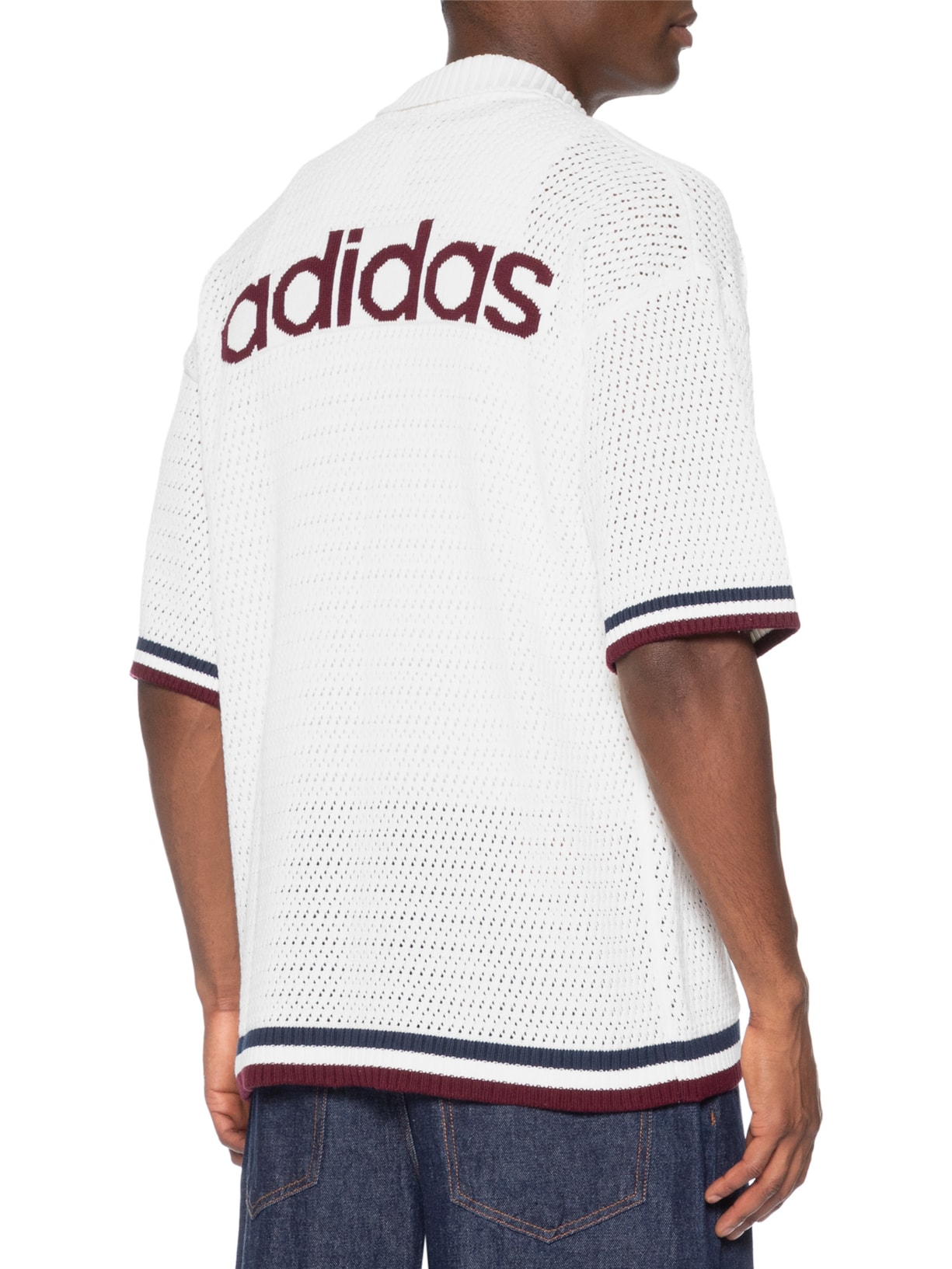 Camisa Masculina Jersey Crocket Sports Branco Adidas Originals