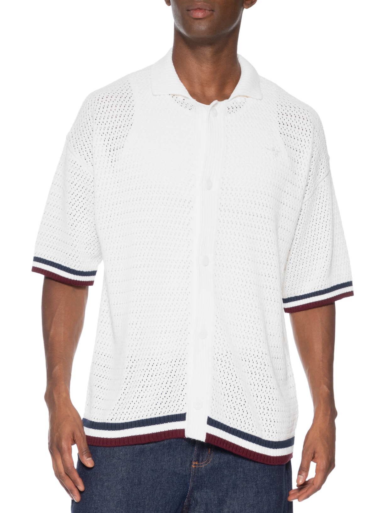 Camisa Masculina Jersey Crocket Sports Branco Adidas Originals