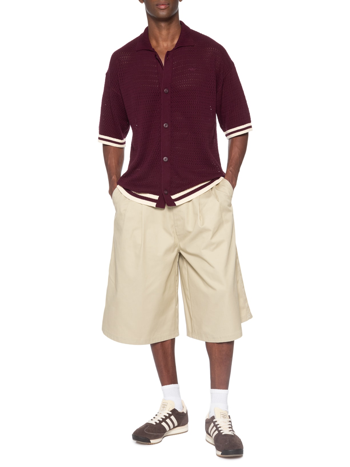 Camisa Masculina Jersey Crocket Sports Vermelho Adidas Originals