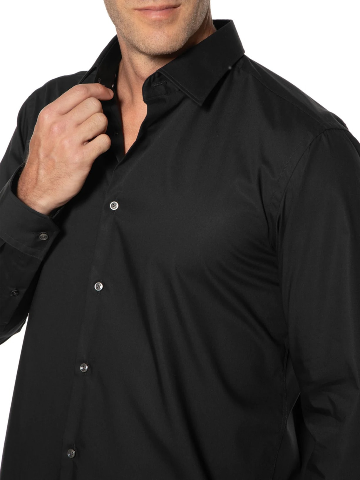 Camisa Masculina Joe Kent Preto Boss