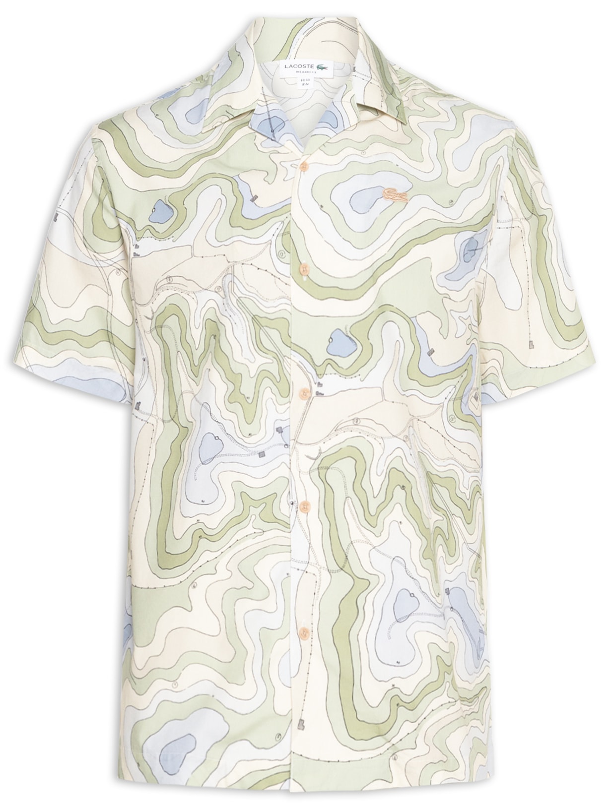 Camisa Masculina Landscape Verde Lacoste