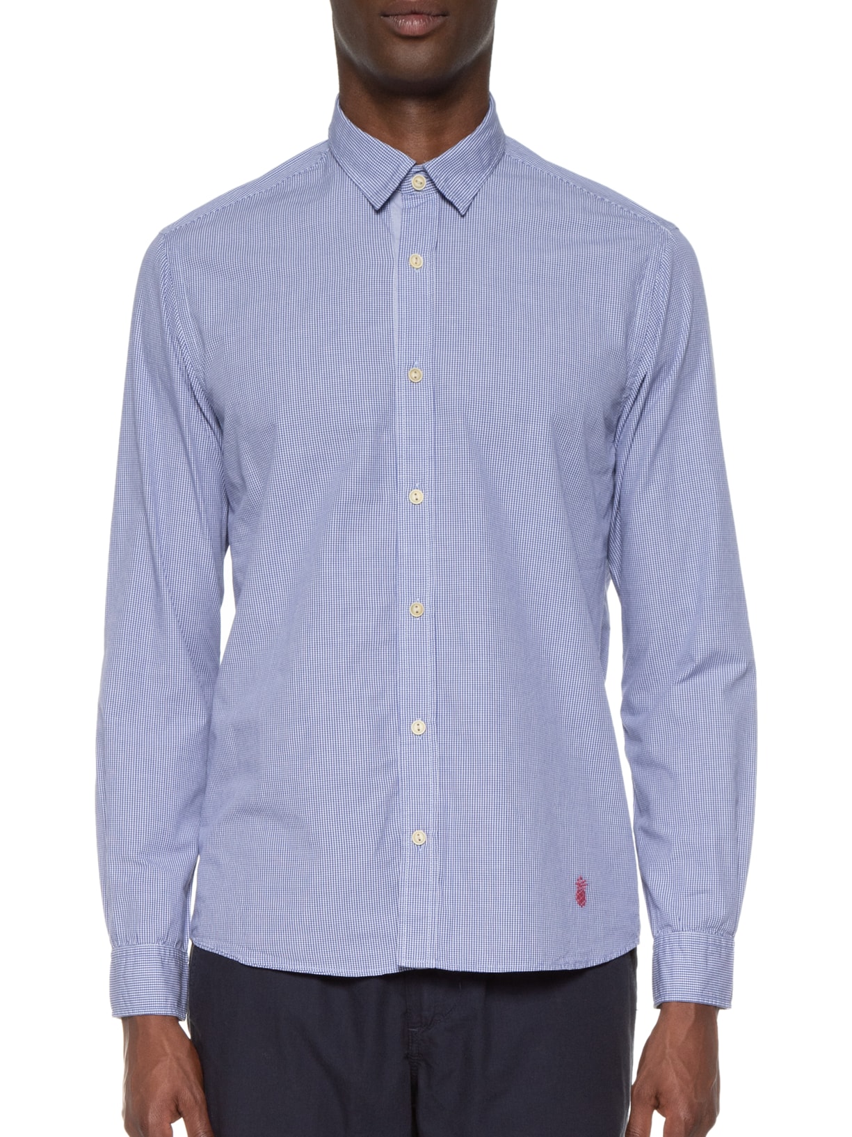 Camisa Masculina Leblon Azul Pineapple