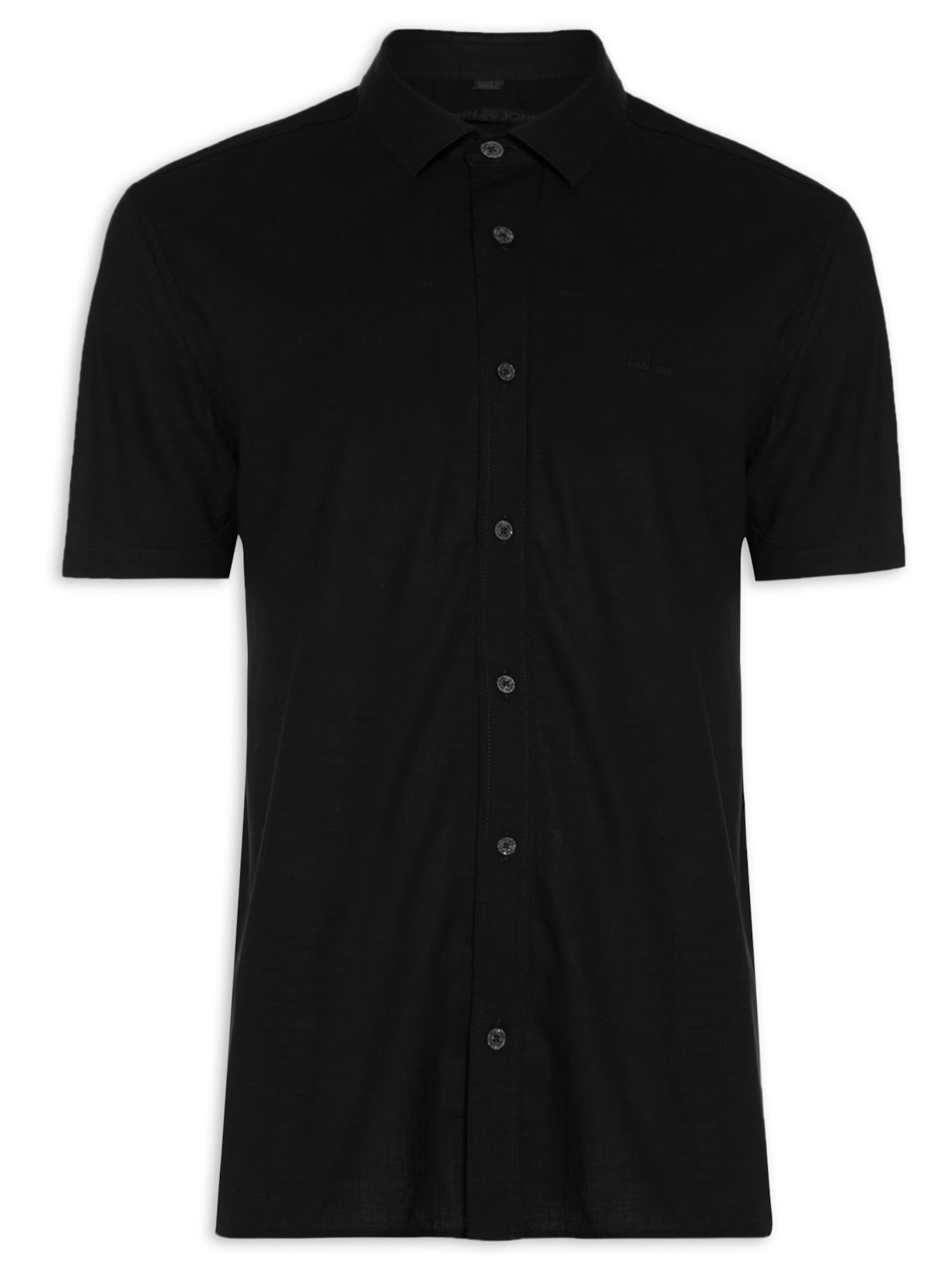 Camisa Masculina Light Cotton - Preto