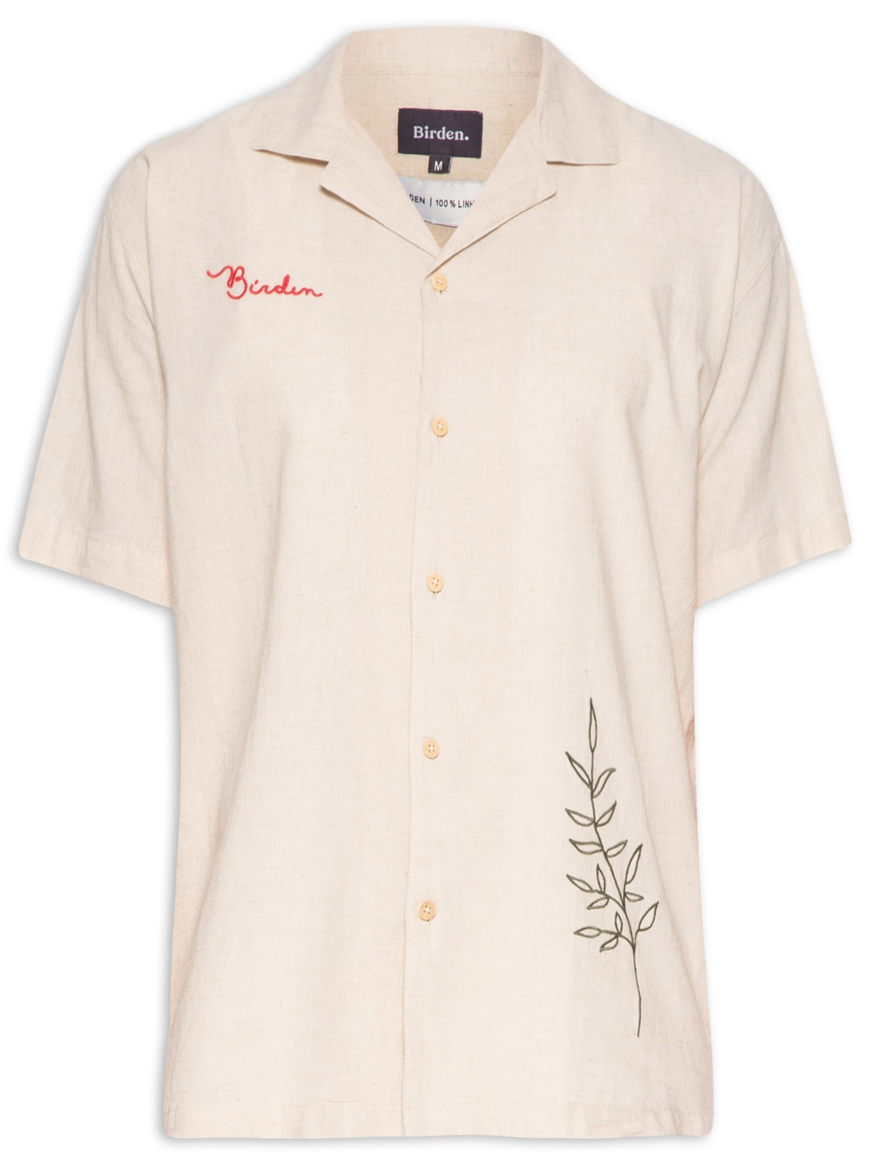 Camisa Masculina Linen Havana - Bege