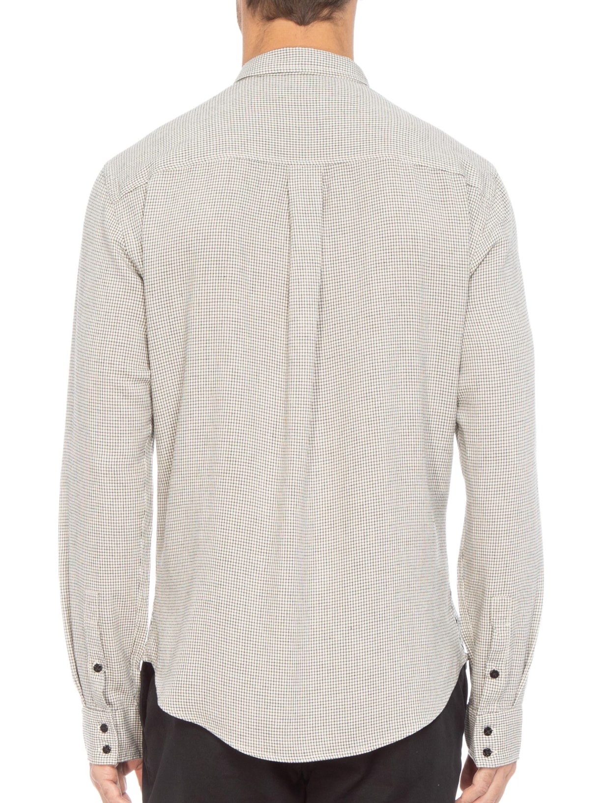 Camisa Masculina Linen Over Bege Osklen