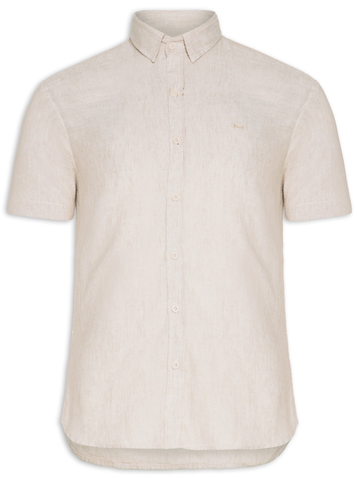 Camisa Masculina Linho - Bege