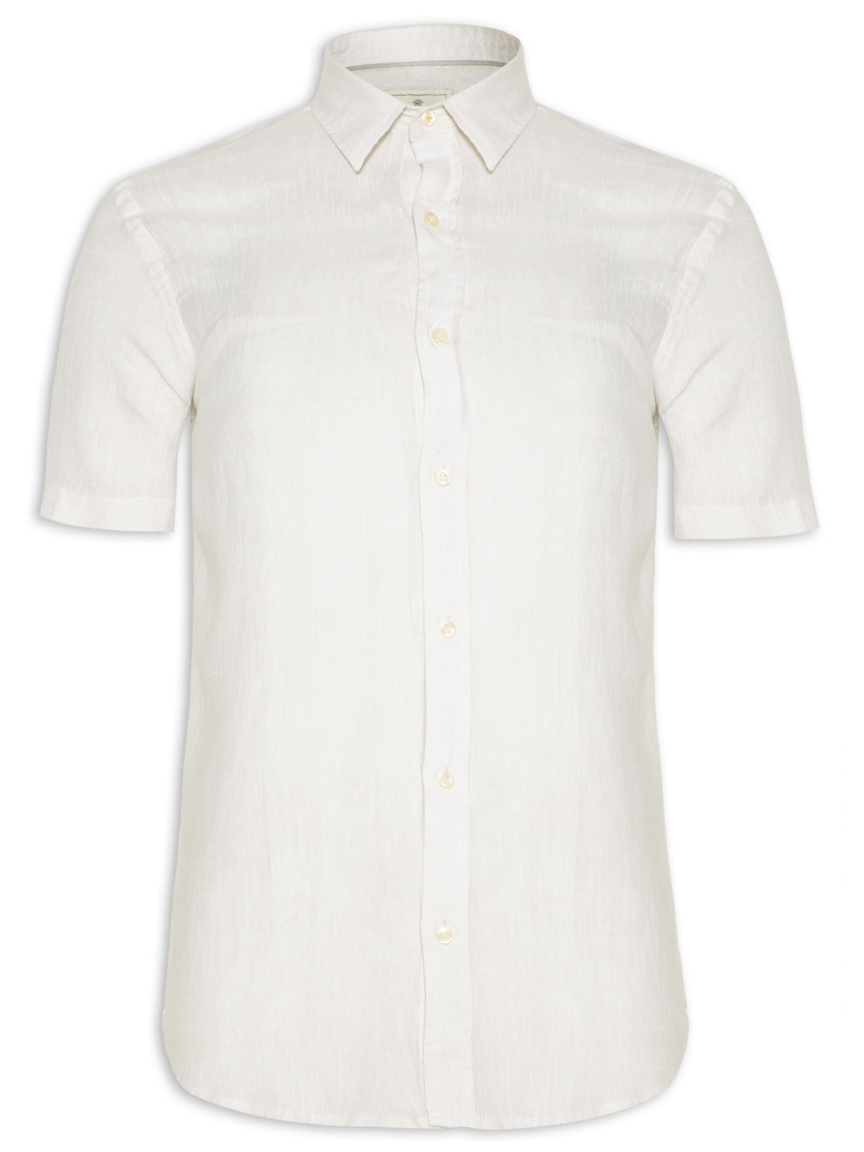 Camisa Masculina Linho - Bege