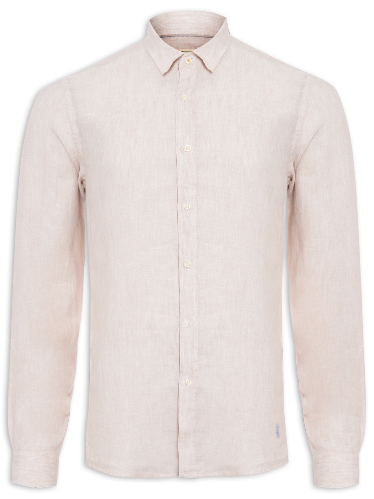 Camisa Masculina Linho - Bege