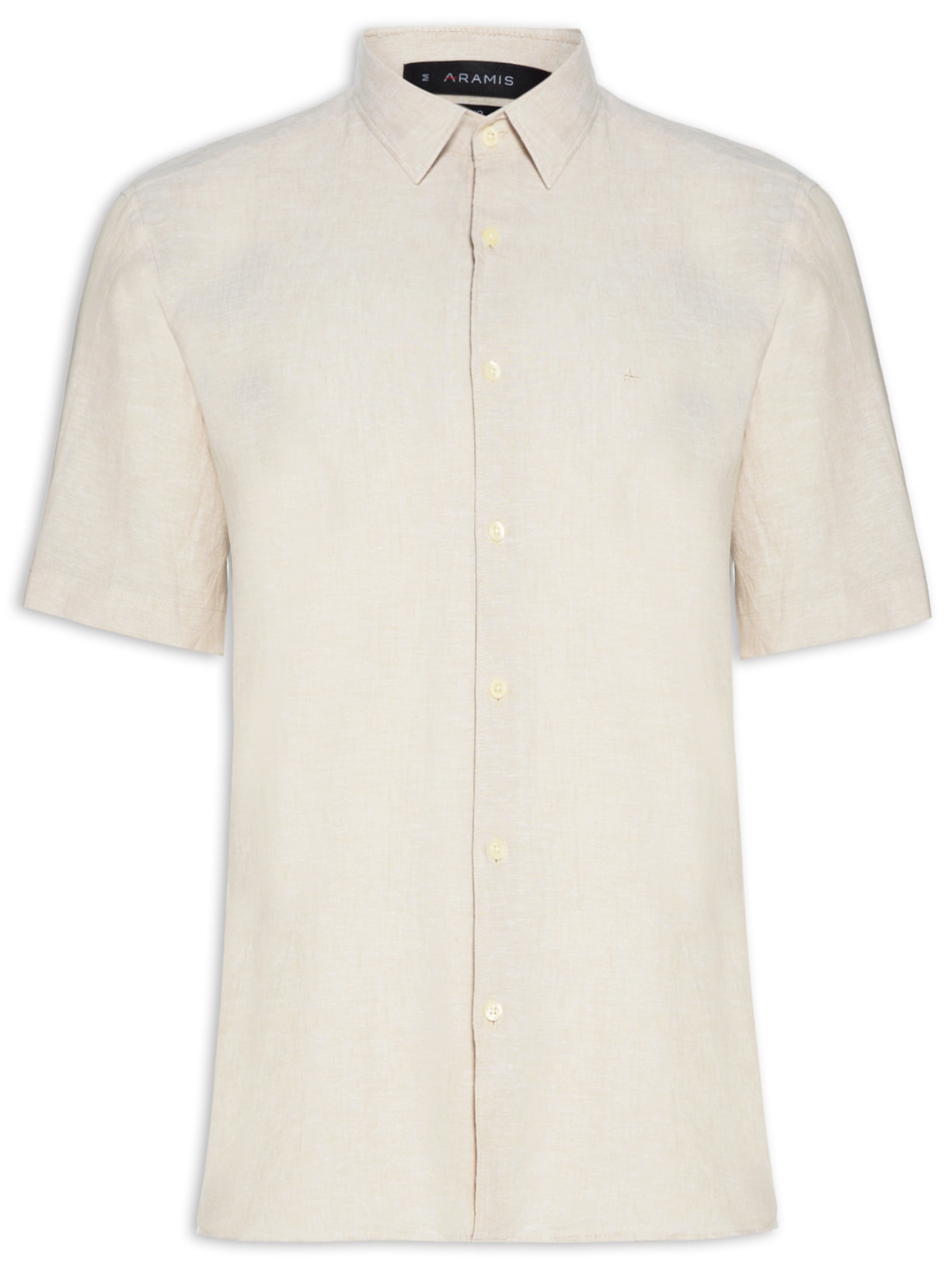 Camisa Masculina Linho - Bege