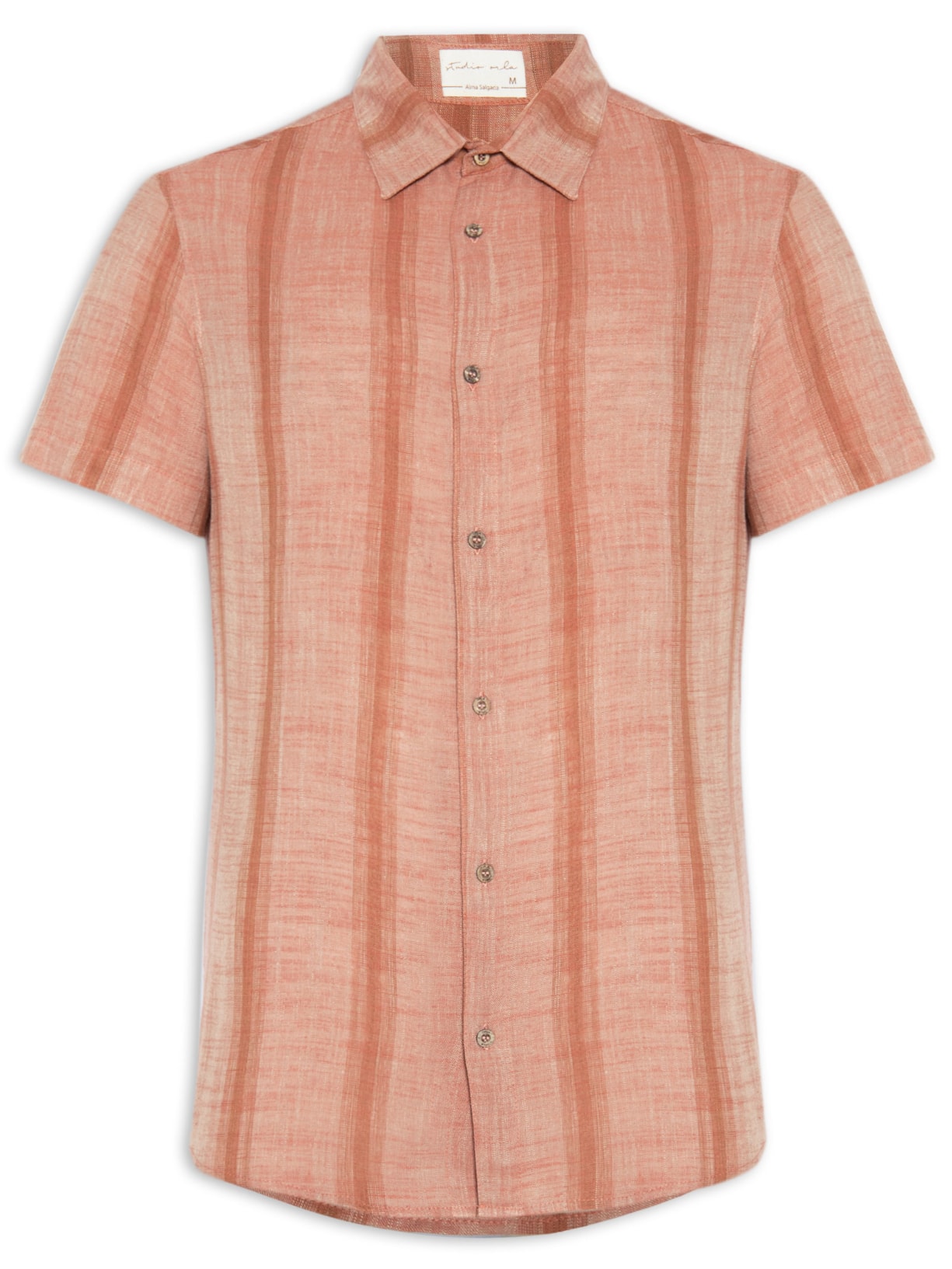 Camisa Masculina Linho Jangada - Vermelho