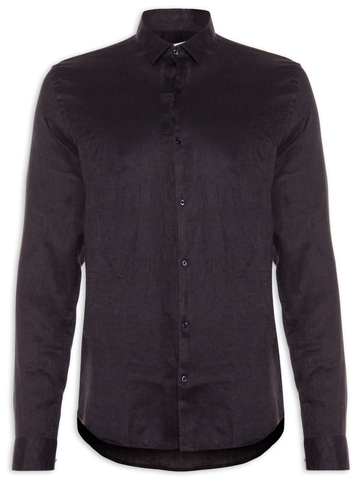 Camisa Masculina Linho Maldivas - Cinza
