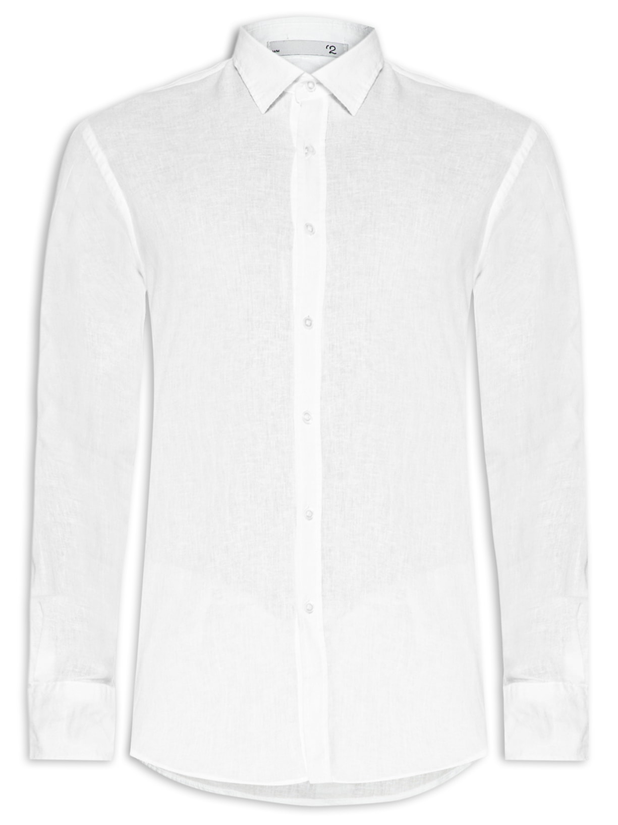 Camisa Masculina Linho Manga Longa - Off White