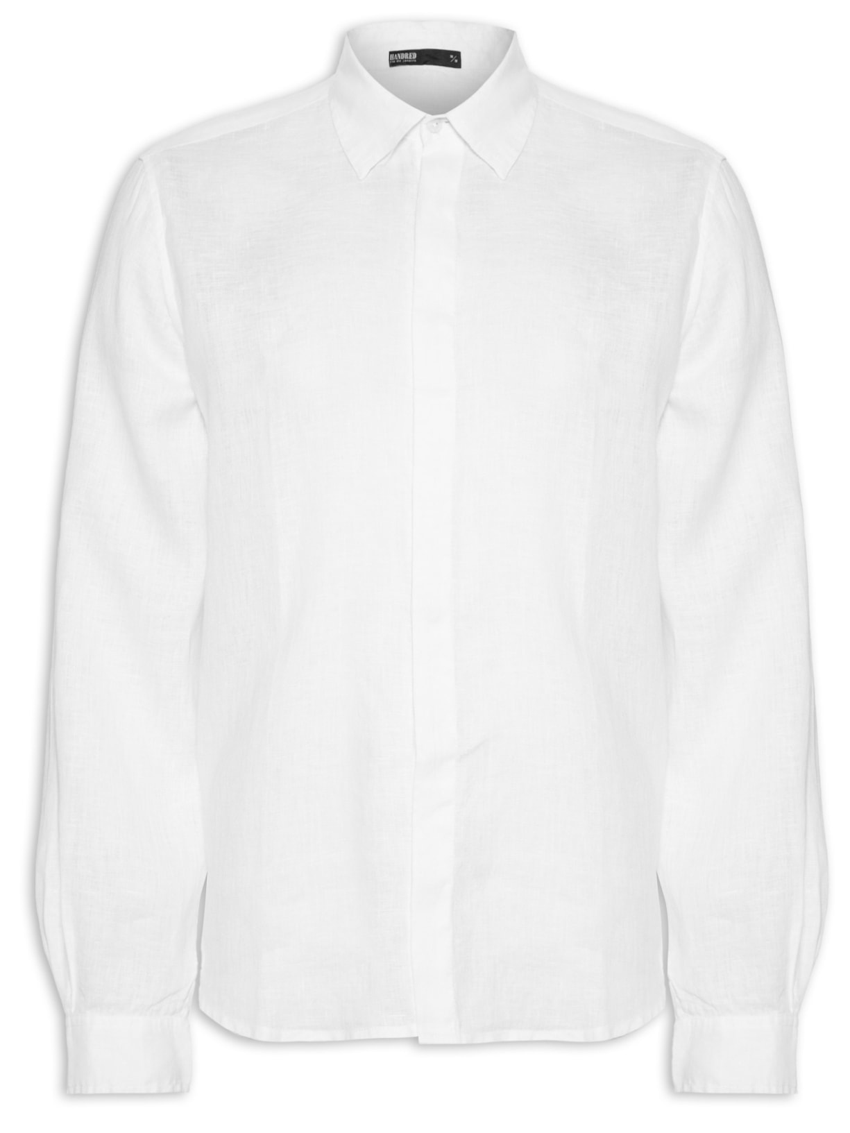 Camisa Masculina Linho Manga Longa - Off White