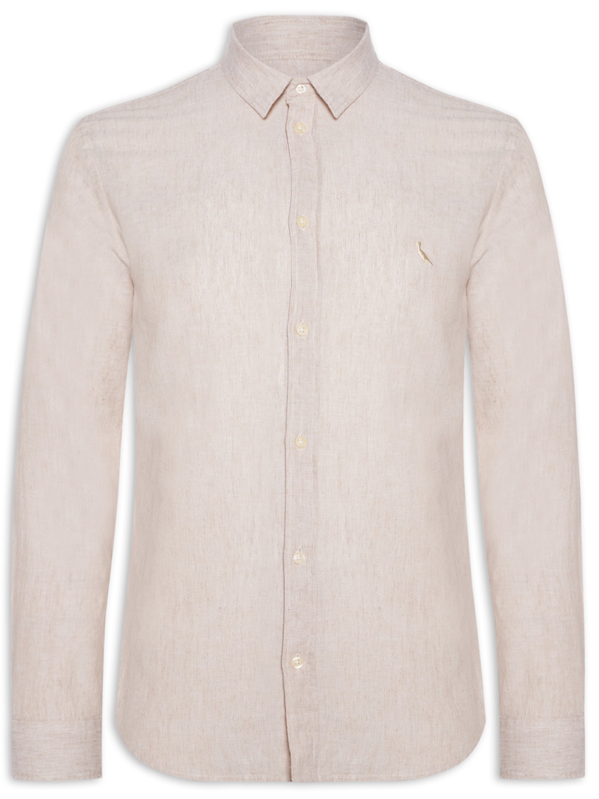 Camisa Masculina Linho Pienza - Bege