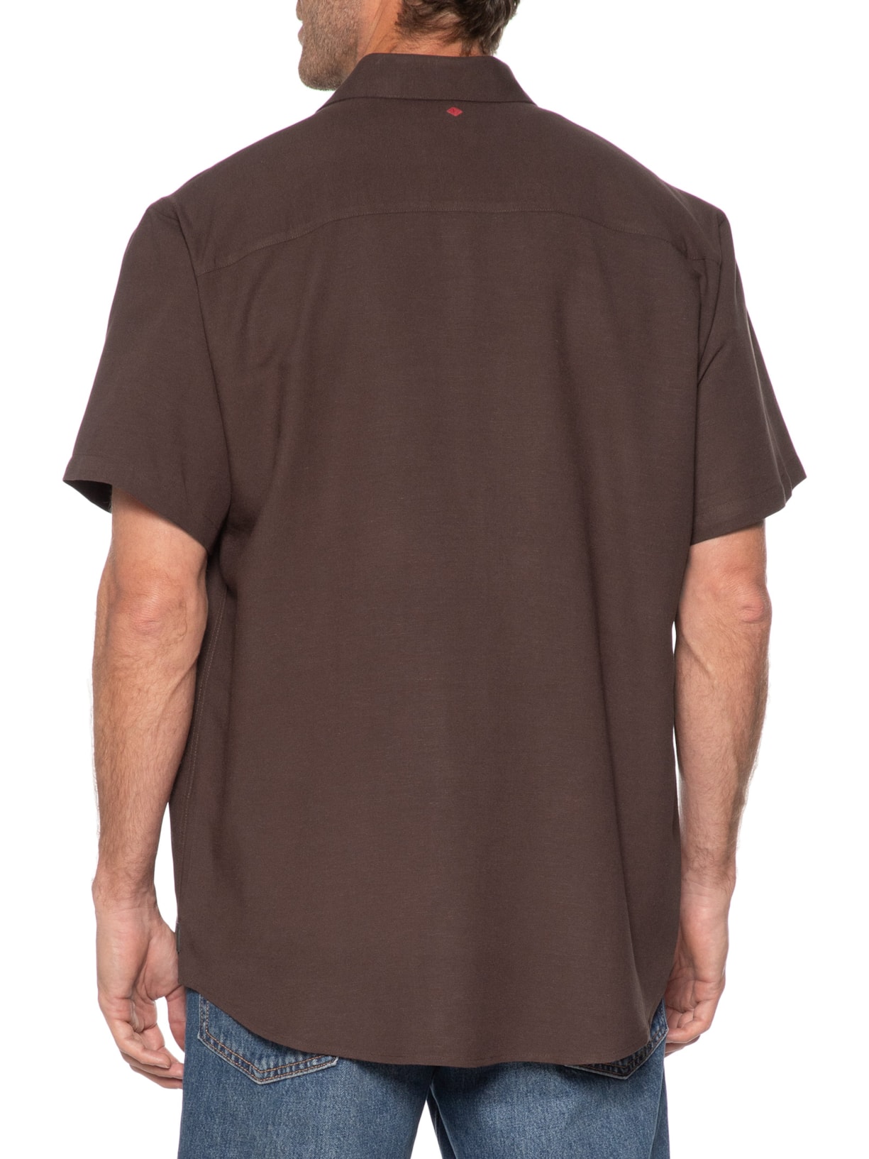 Camisa Masculina Linho Relax Marrom Forum