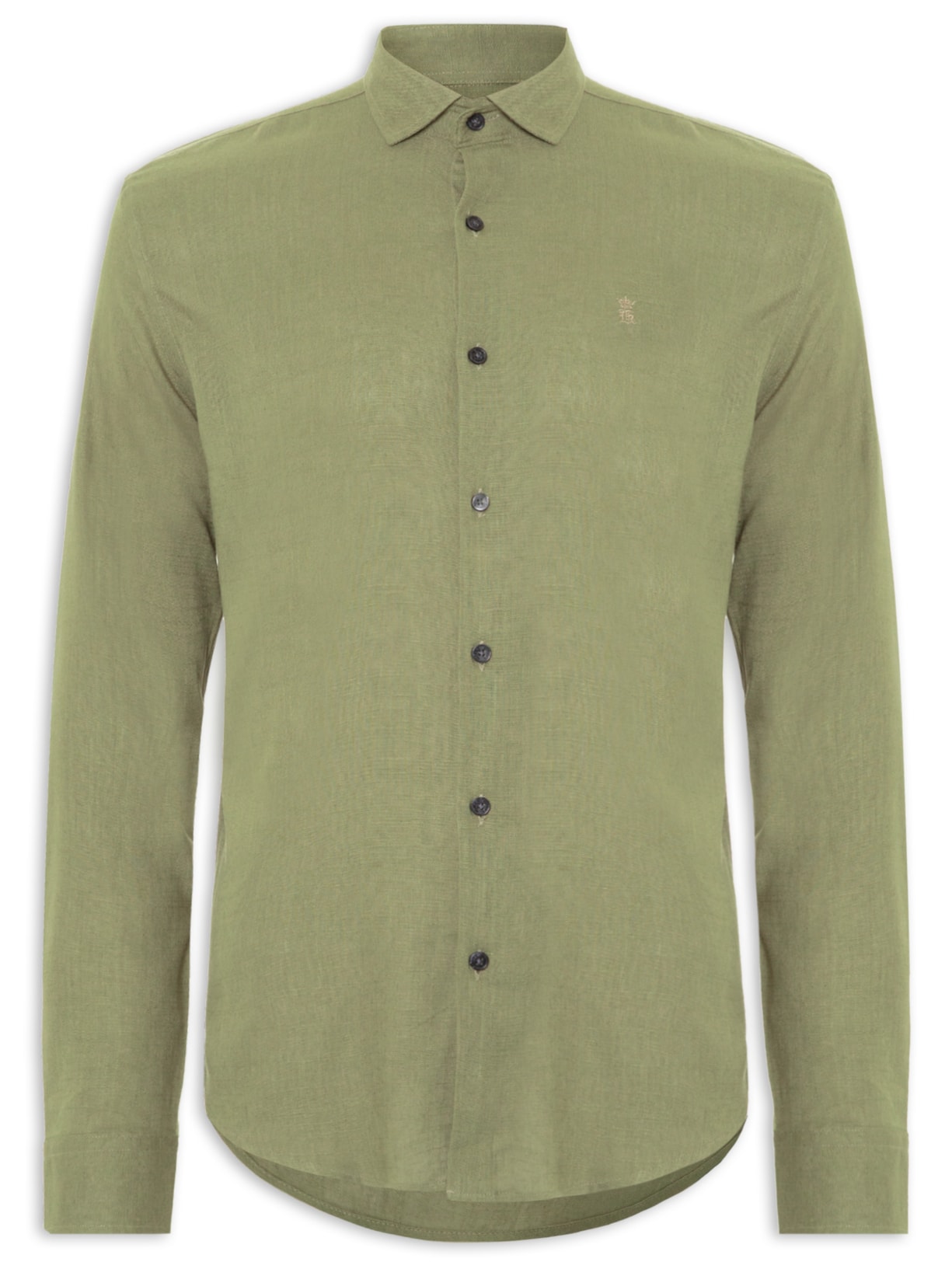Camisa Masculina Linho - Verde