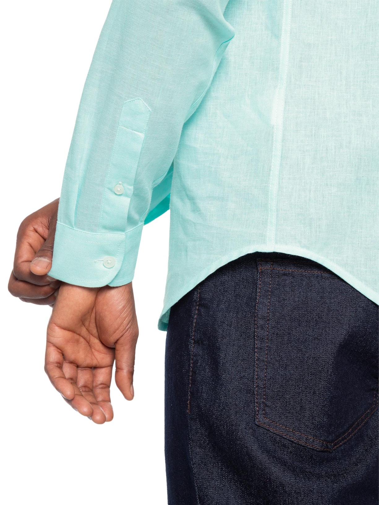 Camisa Masculina Linho – Verde Sergio K