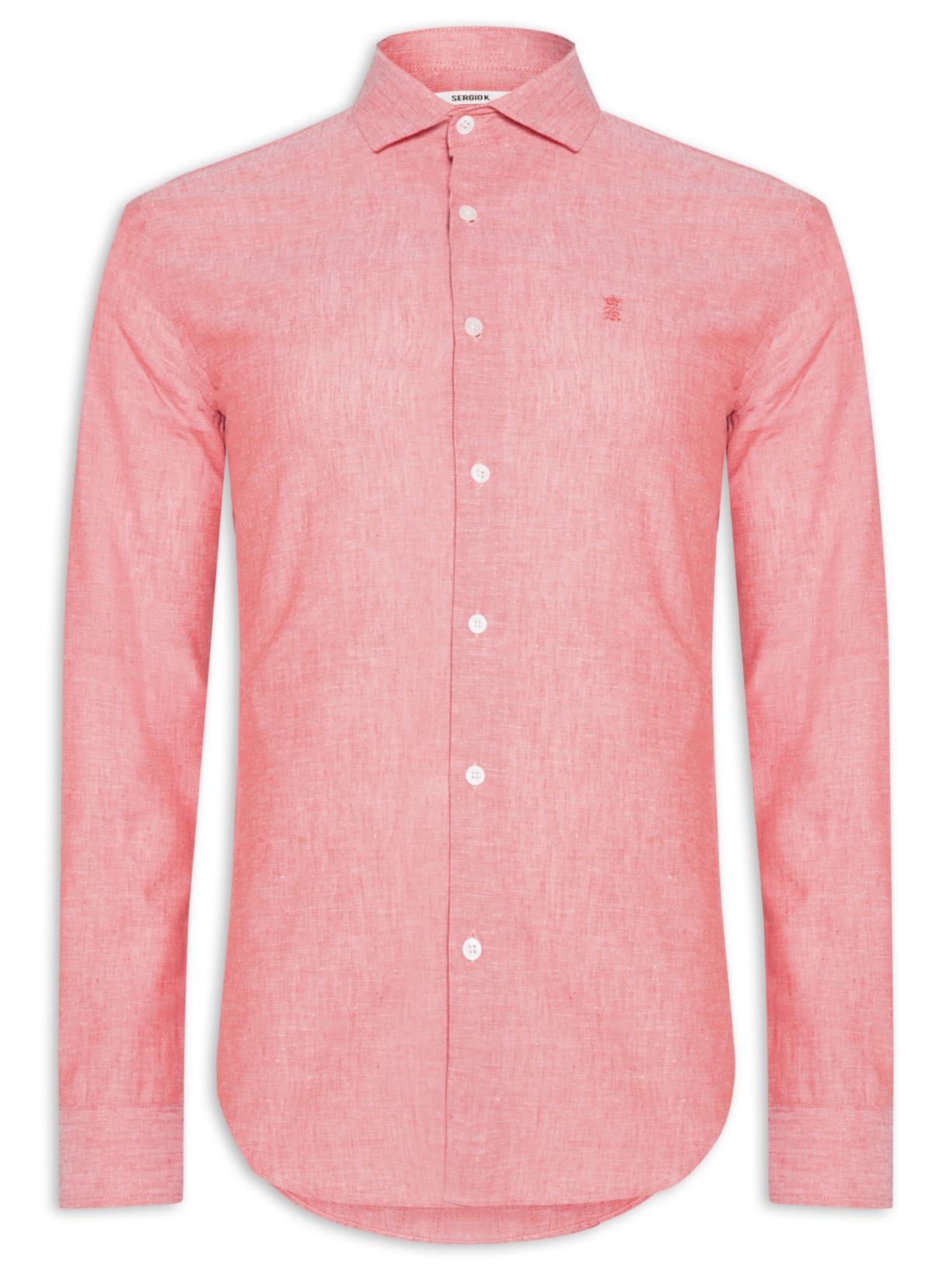 Camisa Masculina Linho – Vermelho Sergio K