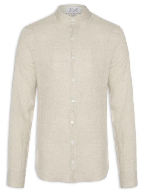 Camisa Masculina Liric Manga Longa - Bege