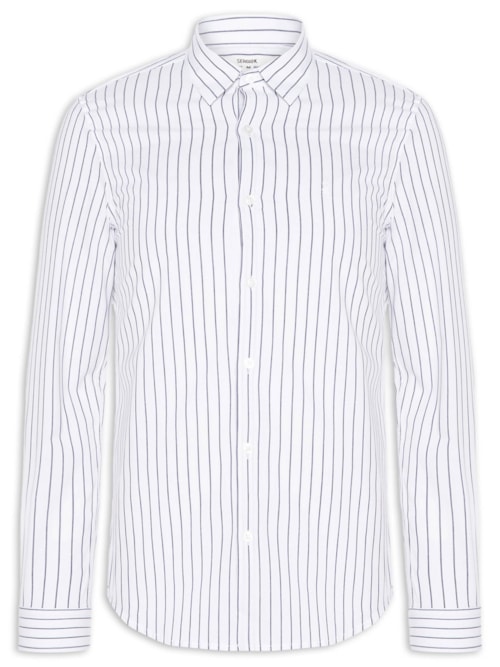 Camisa Masculina Listrada Fantasy Regular Fit - Azul