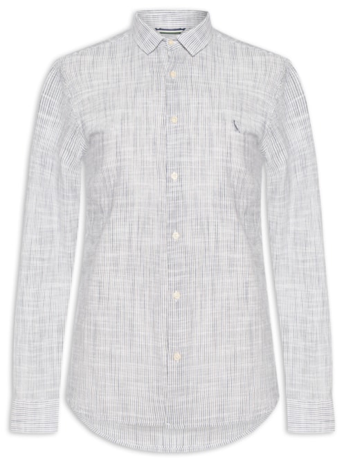 Camisa Masculina Listrada Regatta - Azul