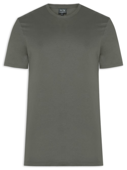 Camisa Masculina Manga Curta Ax Pima - Verde