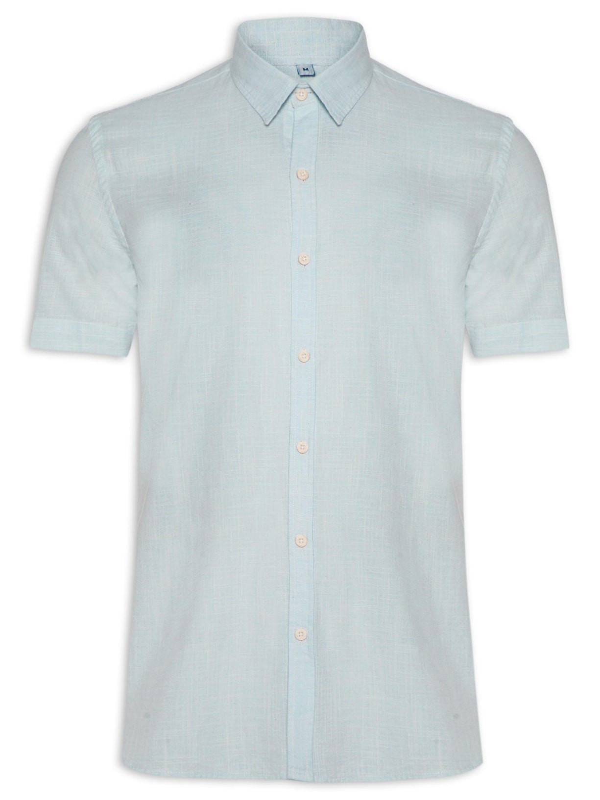 Camisa Masculina Manga Curta - Azul