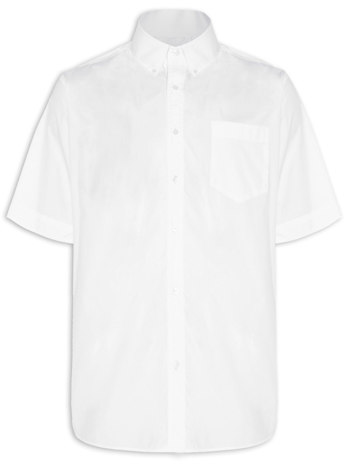 Camisa Masculina Manga Curta - Branco