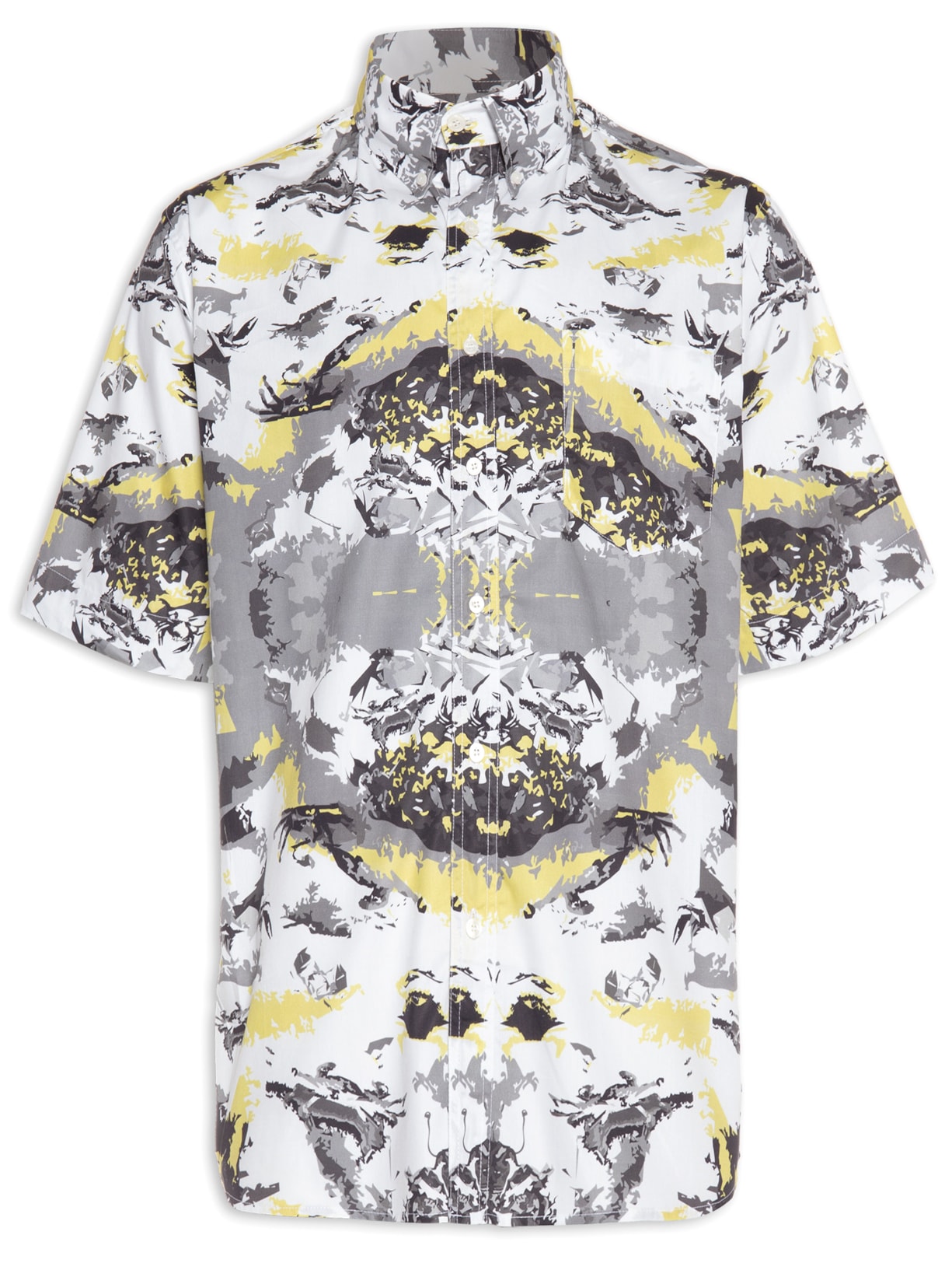 Camisa Masculina Manga Curta - Branco